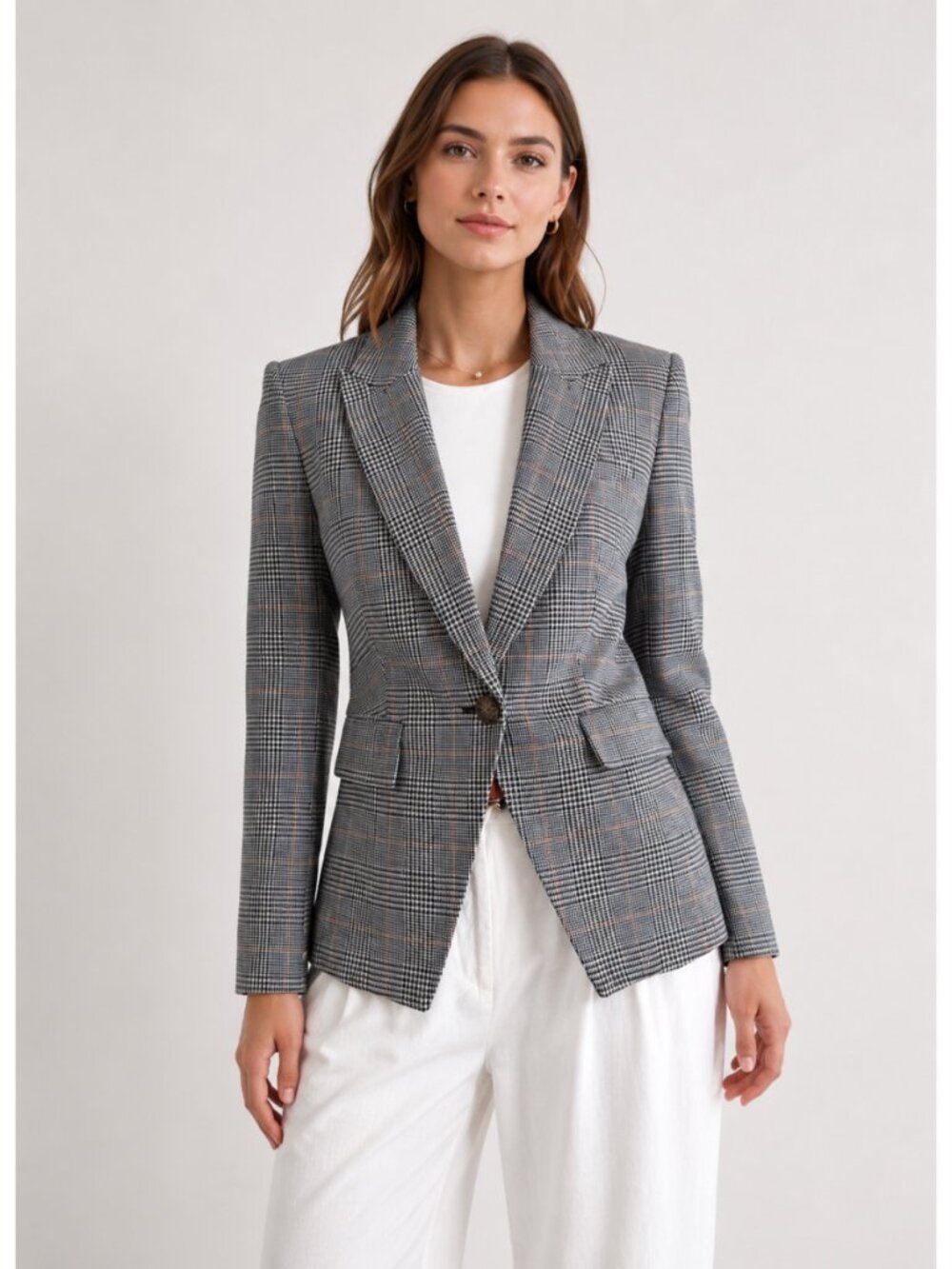 Veronica Beard Cutaway Linen Cotton Dickey Jacket - Picture 1 of 7